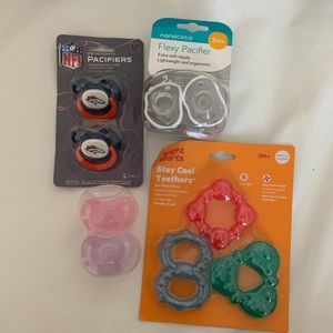 Set of 3 binkis and a tether set.